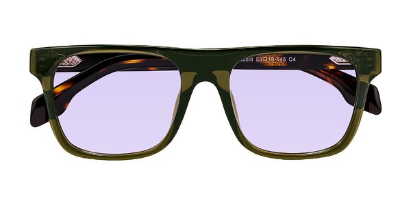 Front of Lucid in Green/Tortoise
