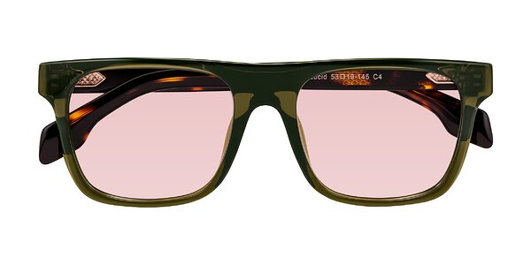 Front of Lucid in Green/Tortoise