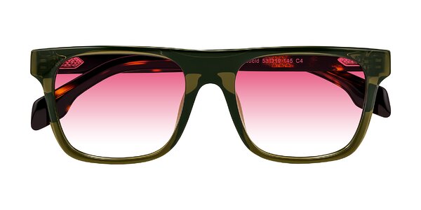 Front of Lucid in Green/Tortoise