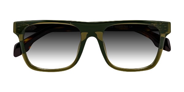Front of Lucid in Green/Tortoise