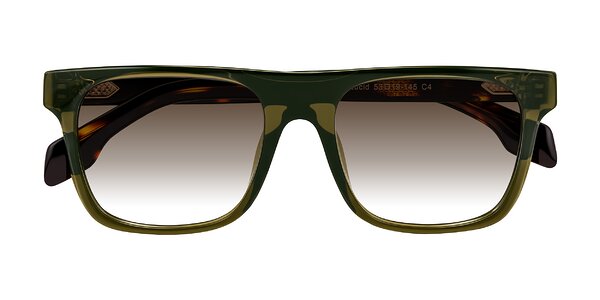 Front of Lucid in Green/Tortoise