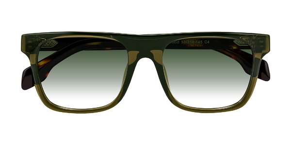 Front of Lucid in Green/Tortoise