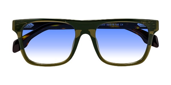 Front of Lucid in Green/Tortoise