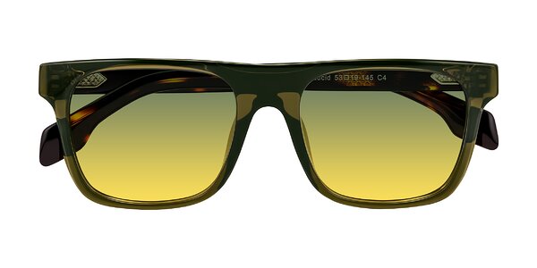 Front of Lucid in Green/Tortoise