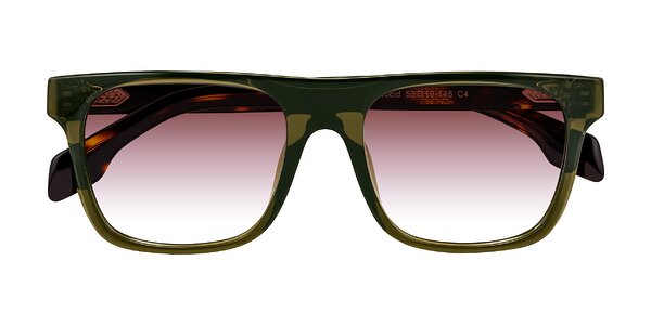 Front of Lucid in Green/Tortoise
