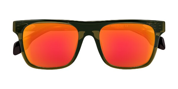Front of Lucid in Green/Tortoise