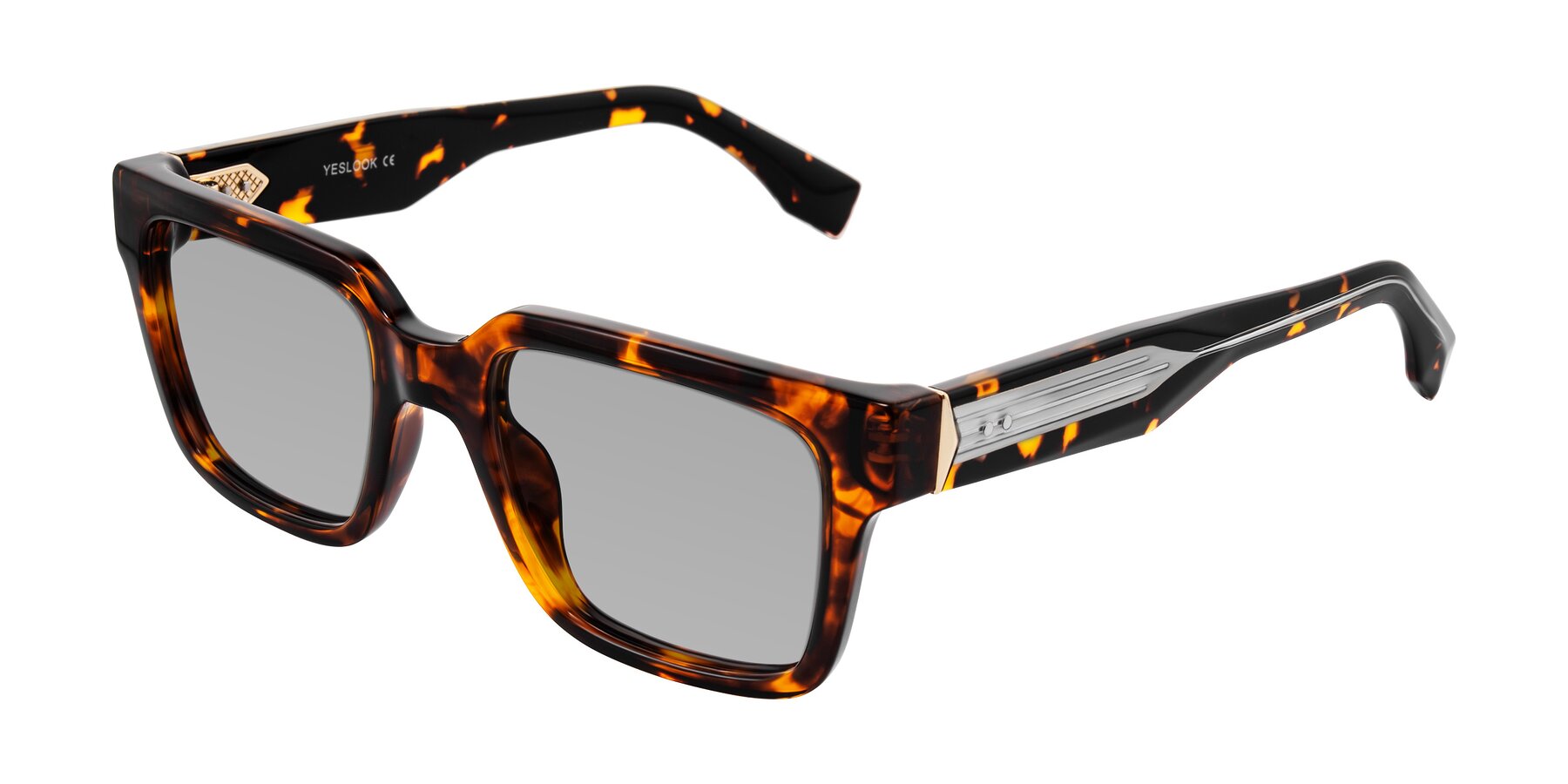 Angle of Nimble in Tortoise with Light Gray Tinted Lenses