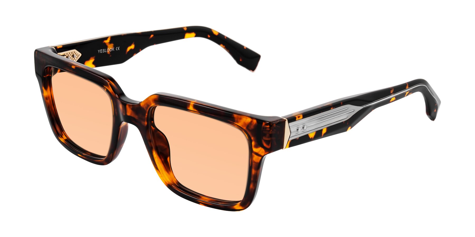 Angle of Nimble in Tortoise with Light Orange Tinted Lenses