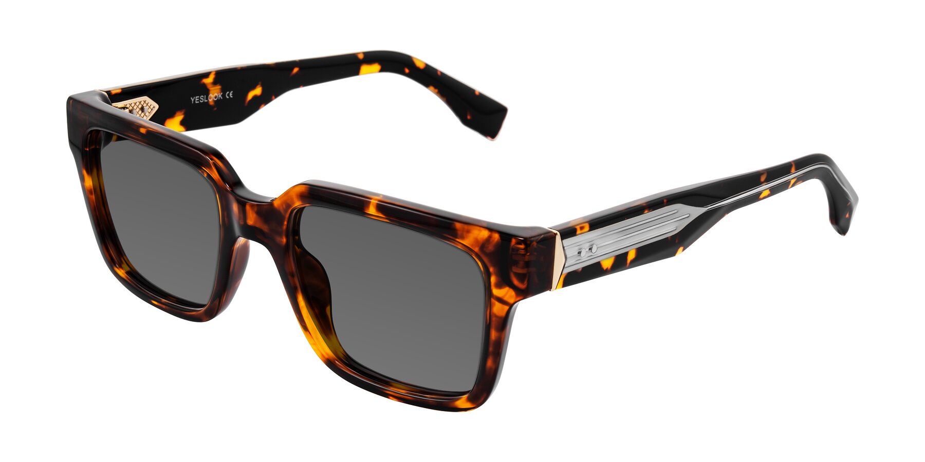 Angle of Nimble in Tortoise with Medium Gray Tinted Lenses