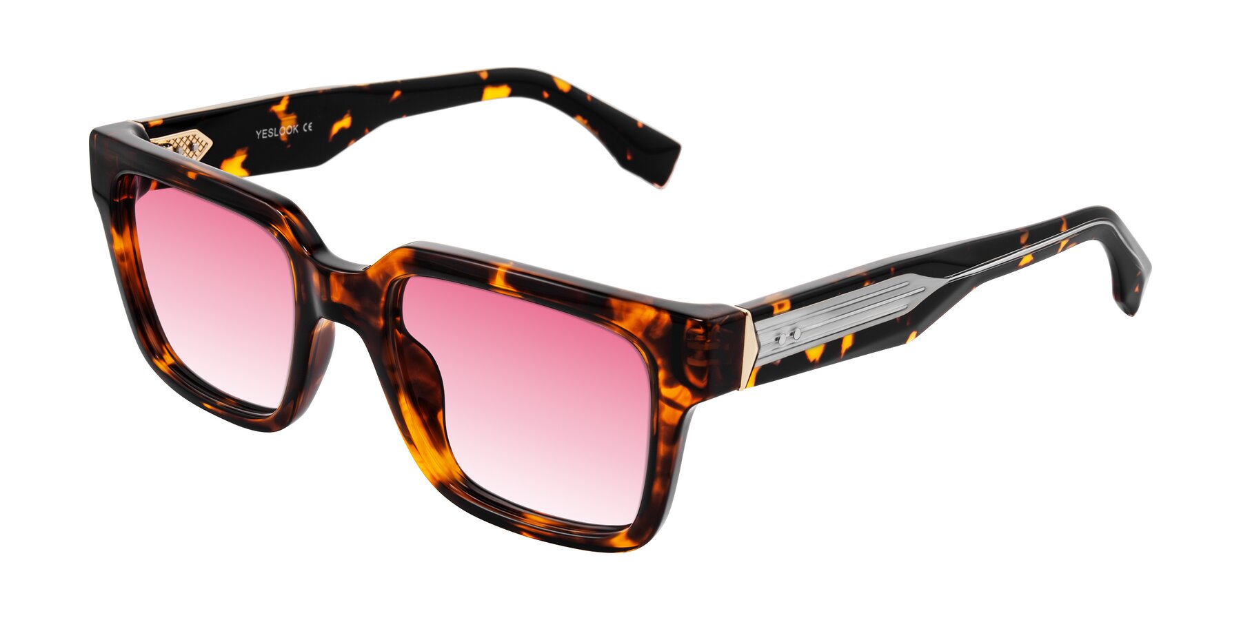 Angle of Nimble in Tortoise with Pink Gradient Lenses