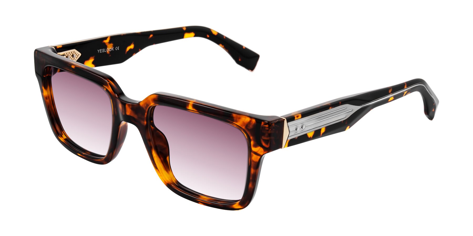 Angle of Nimble in Tortoise with Wine Gradient Lenses