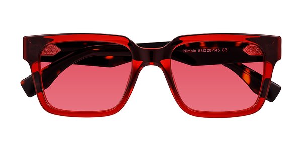 Front of Nimble in Wine/Tortoise