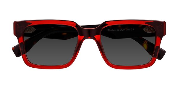 Front of Nimble in Wine/Tortoise