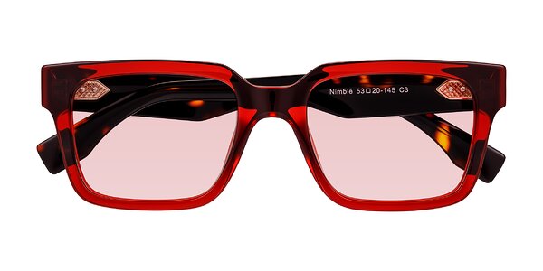 Front of Nimble in Wine/Tortoise