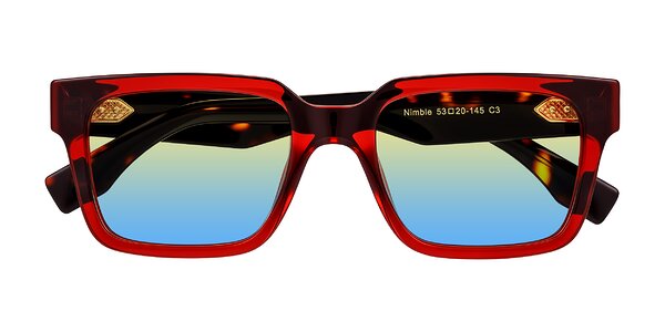 Front of Nimble in Wine/Tortoise