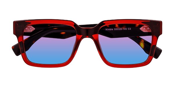 Front of Nimble in Wine/Tortoise