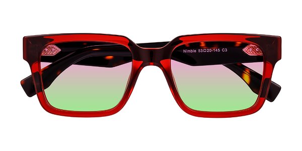Front of Nimble in Wine/Tortoise