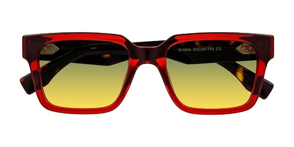Front of Nimble in Wine/Tortoise