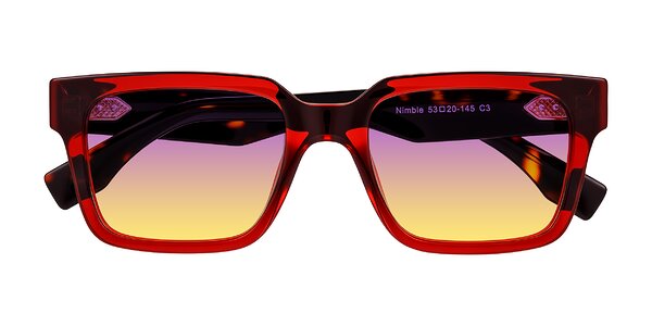 Front of Nimble in Wine/Tortoise