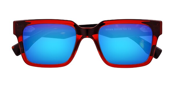 Front of Nimble in Wine/Tortoise