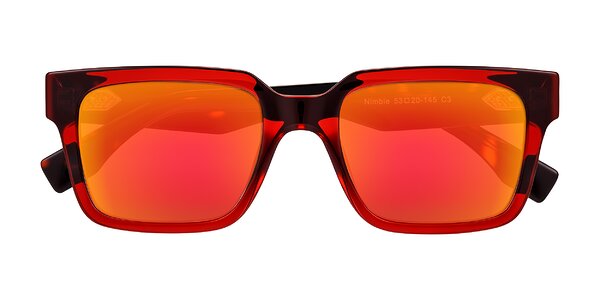 Front of Nimble in Wine/Tortoise