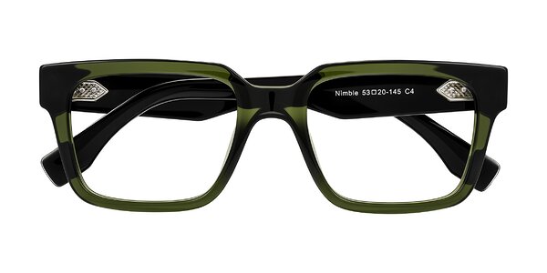 Front of Nimble in Dark Green