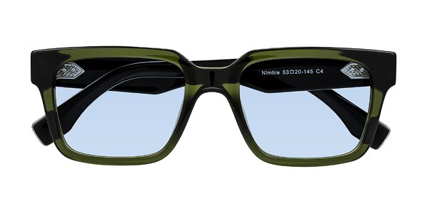 Front of Nimble in Dark Green