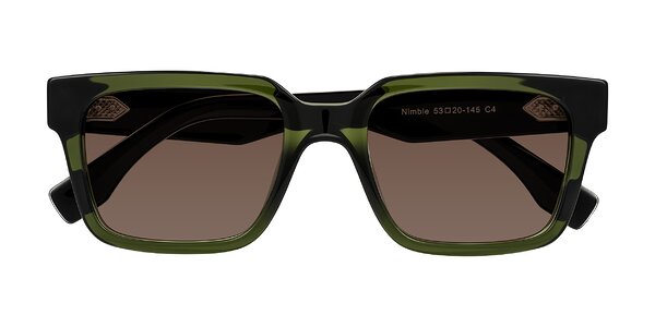 Front of Nimble in Dark Green