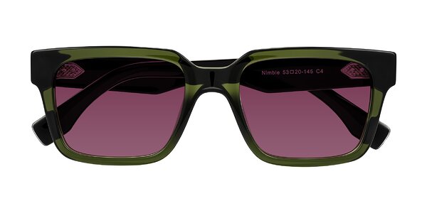 Front of Nimble in Dark Green