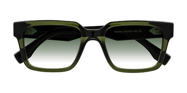 Front of Nimble in Dark Green