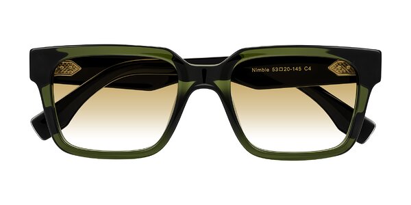 Front of Nimble in Dark Green