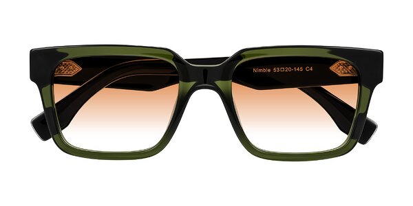 Front of Nimble in Dark Green
