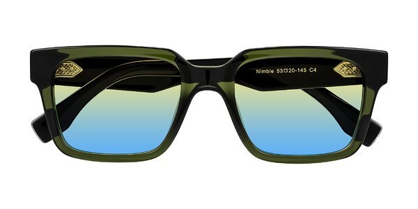 Front of Nimble in Dark Green