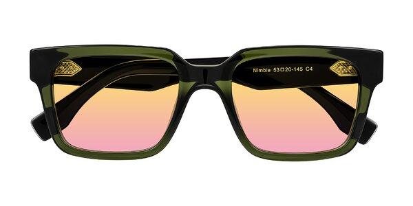 Front of Nimble in Dark Green