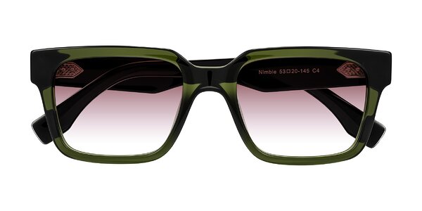 Front of Nimble in Dark Green