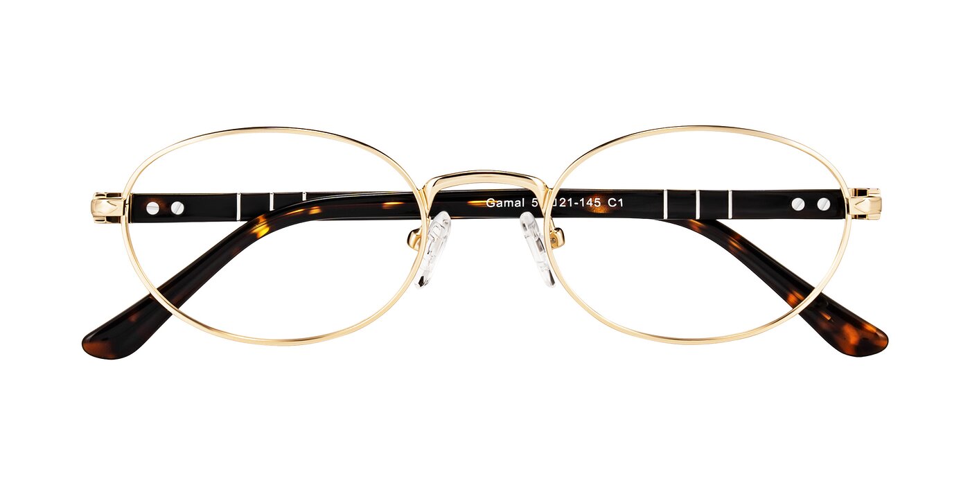 Gamal - Gold/Tortoise Eyeglasses