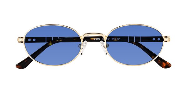 Front of Gamal in Gold/Tortoise