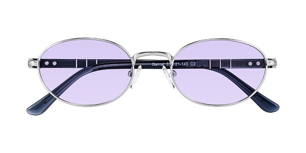 Front of Gamal in Silver/Blue