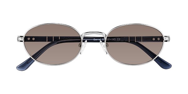 Front of Gamal in Silver/Blue