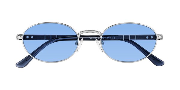 Front of Gamal in Silver/Blue