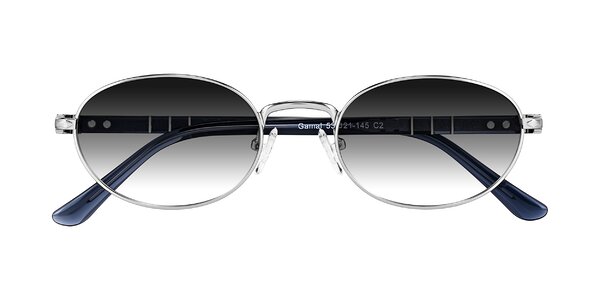 Front of Gamal in Silver/Blue