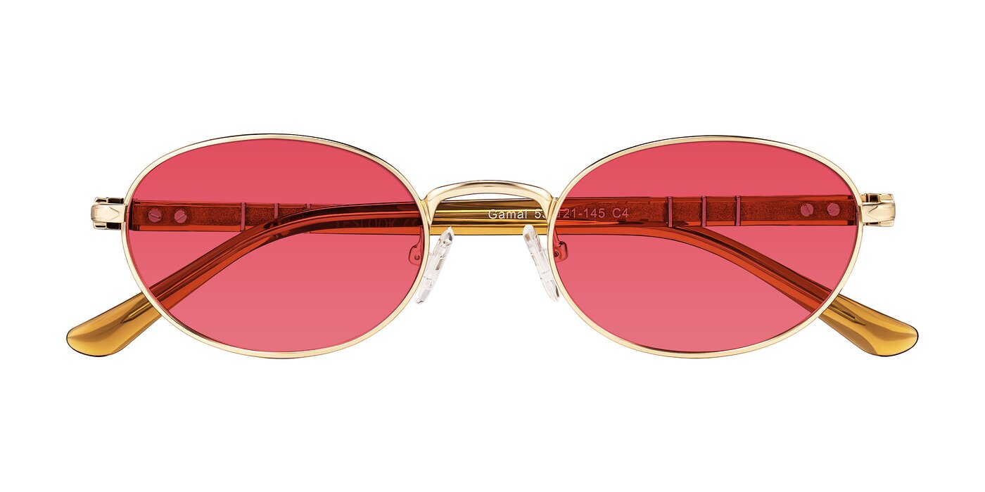 Gamal - Gold/Honey Tinted Sunglasses