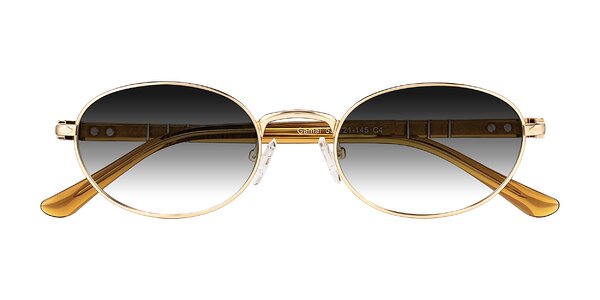 Front of Gamal in Gold/Honey