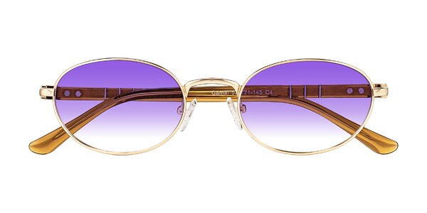 Front of Gamal in Gold/Honey
