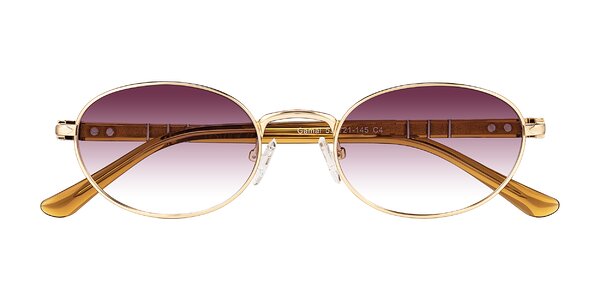 Front of Gamal in Gold/Honey