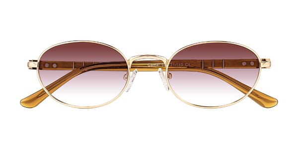 Front of Gamal in Gold/Honey