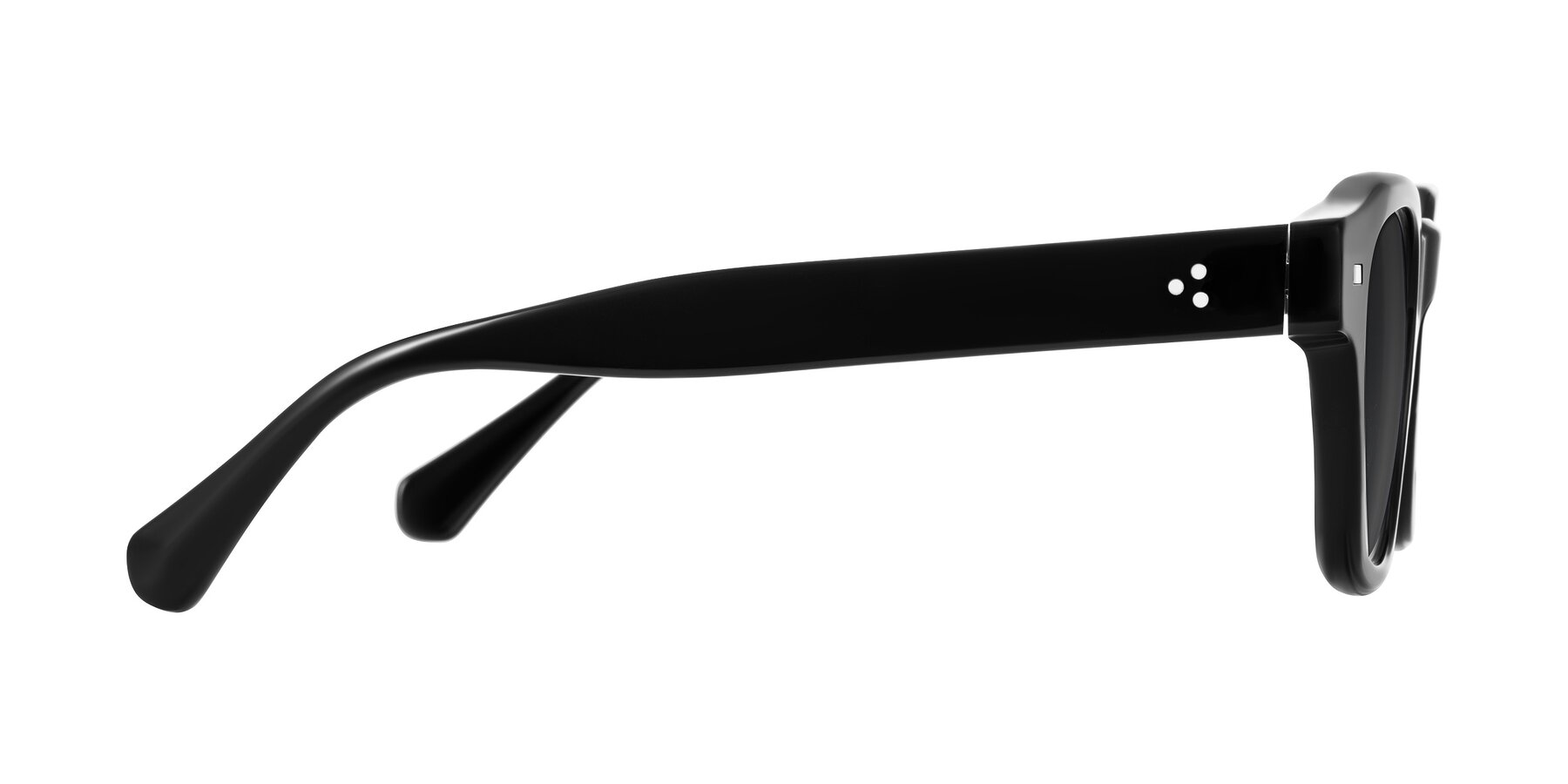 Side of Orin in Black with Gray Tinted Lenses