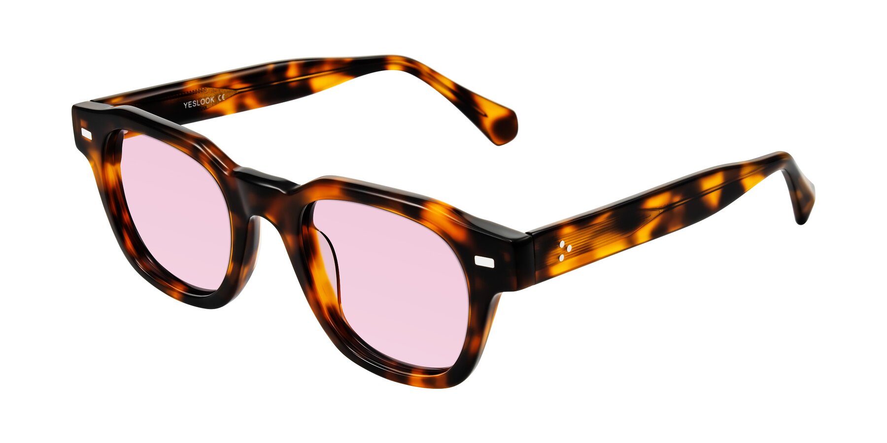 Angle of Orin in Tortoise with Light Pink Tinted Lenses