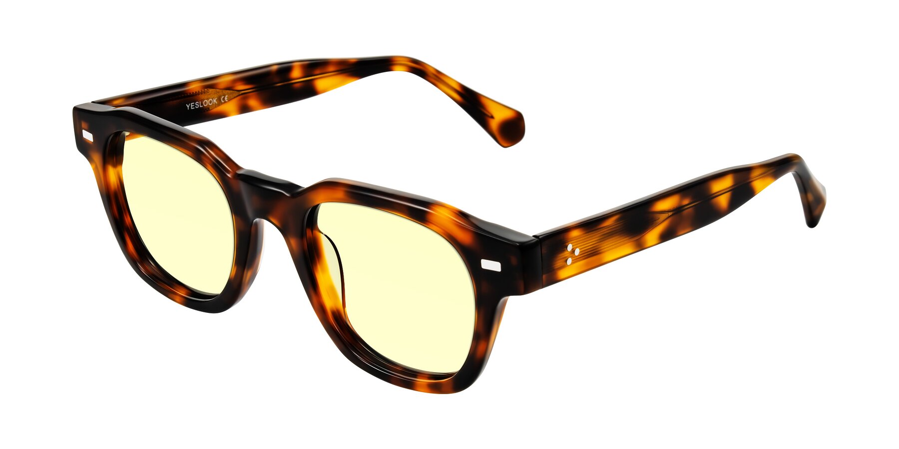 Angle of Orin in Tortoise with Light Yellow Tinted Lenses