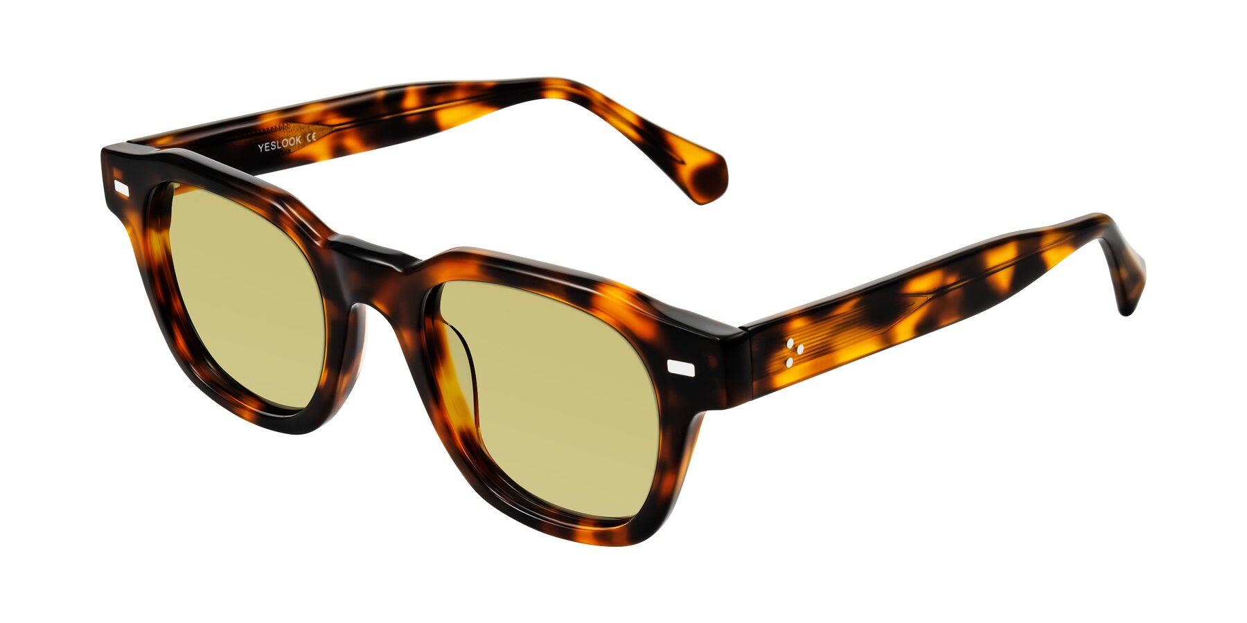 Angle of Orin in Tortoise with Medium Champagne Tinted Lenses